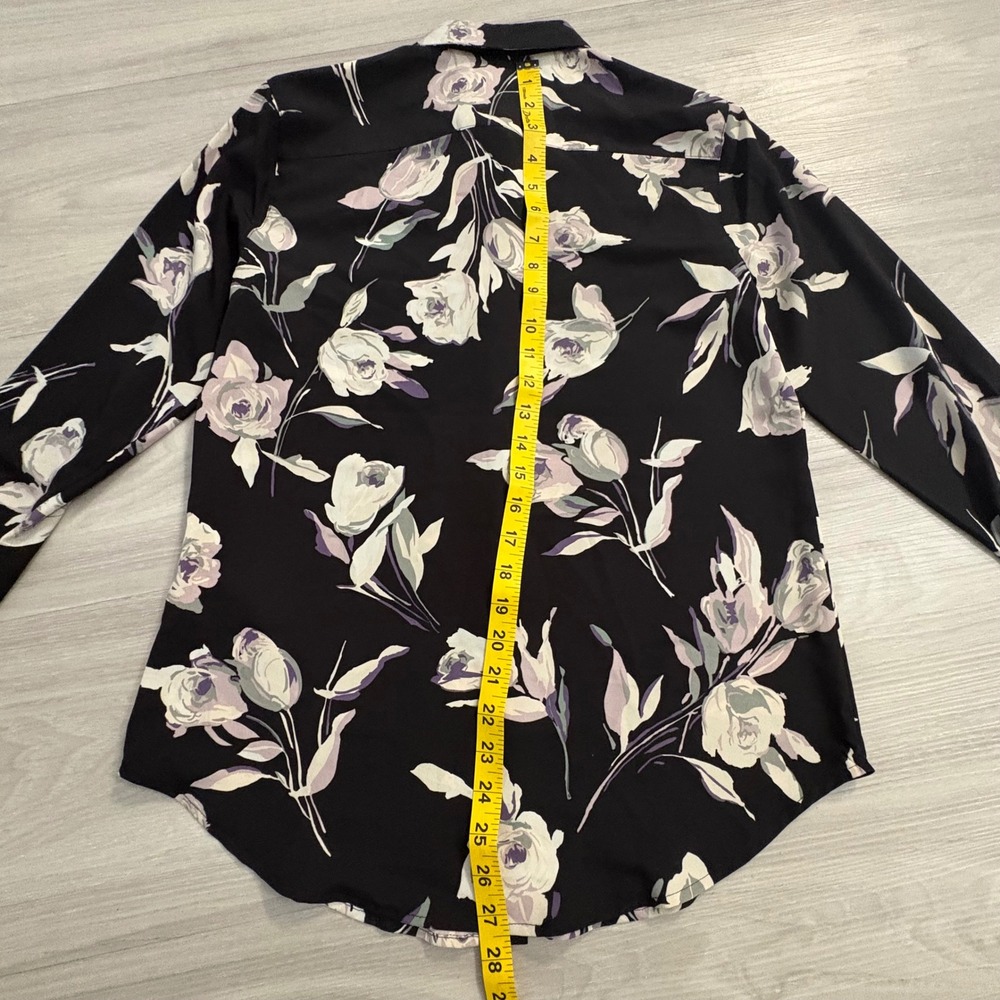 Lauren Ralph Lauren Shirt Women Floral Button Down Long Sleeve Blouse Size S NWT - Picture 9 of 16